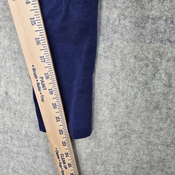 Cat & Jack Girls Navy Blue Leggings L 10/12 Cotton Blend - Picture 4 of 5